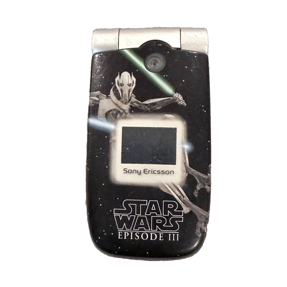 Sony Ericsson Z500a Star Wars Episode III General Grievous Cingular Flip Phone